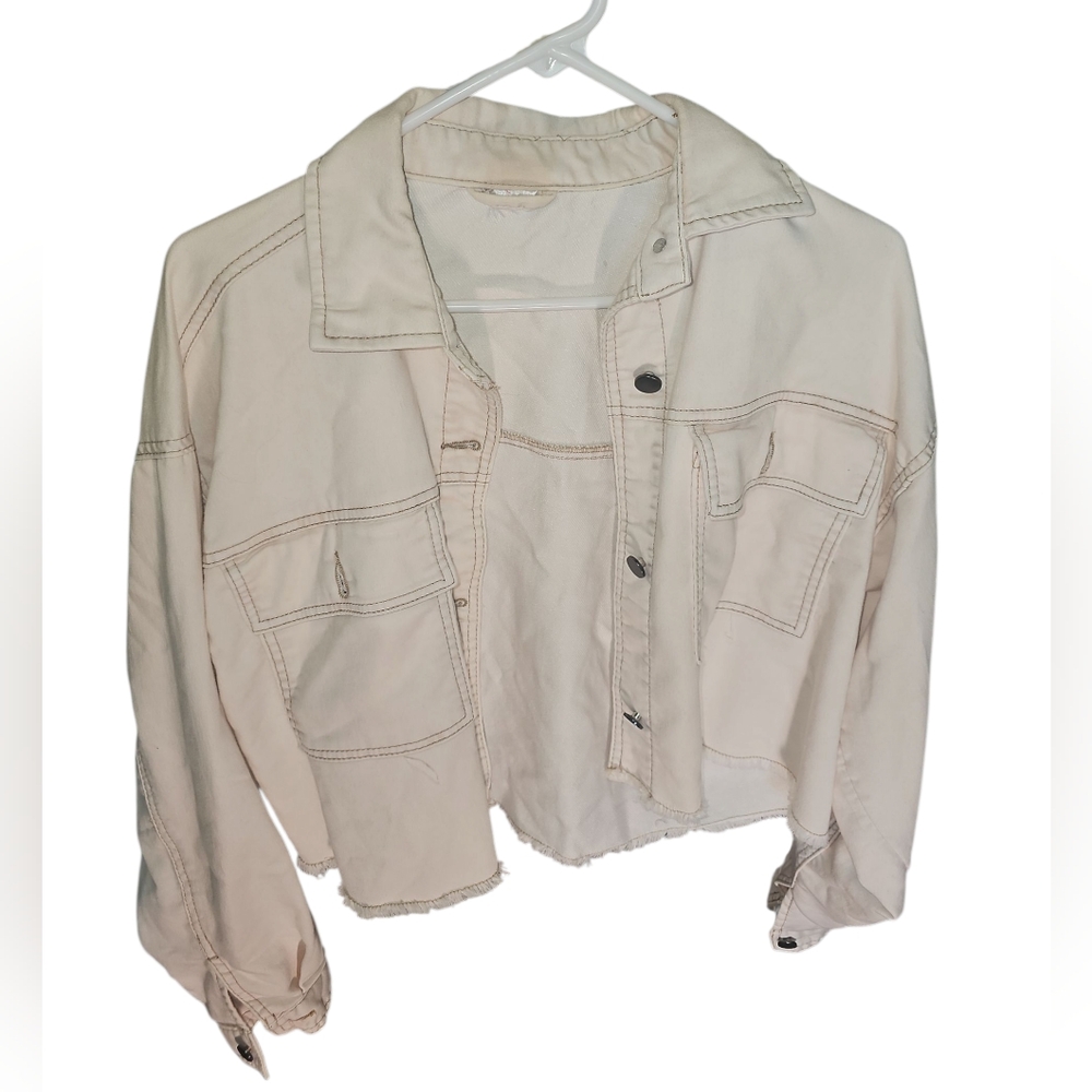 Women's Cream Jacket. S/M